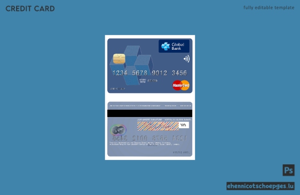 Liberia Global Bank Liberia Mastercard Beispielvorschau
